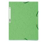 Chemise 3 rabats à élastiques carte lustrée 400g/m2 ® - A4 - Couleurs assorties pastel