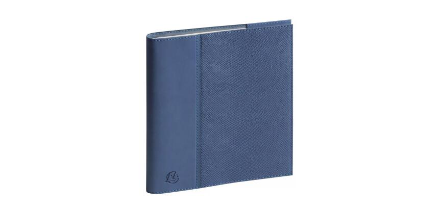 Agenda de bureau Eurotime 18S spiralé Duo Kaa 15 x 17 cm Semainier Janvier à décembre 2026 - Bleu