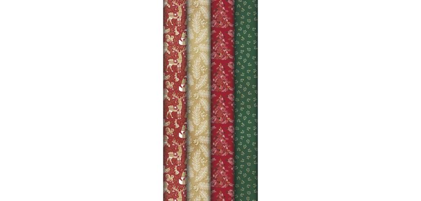 Kraft brut 70g, Red Forest 2x0,70m 30rlx - Assortiment