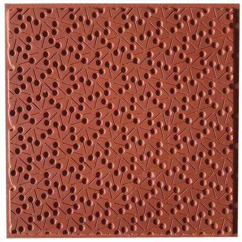 Cernit plaque de texture Lolipops - Gris