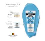 Darwi For You tube de peinture acrylique 75 ml - Bleu brillant