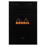 Bloc agrafé Rhodia N°14 11x17 cm 80 feuillets ligné 80g - Noir