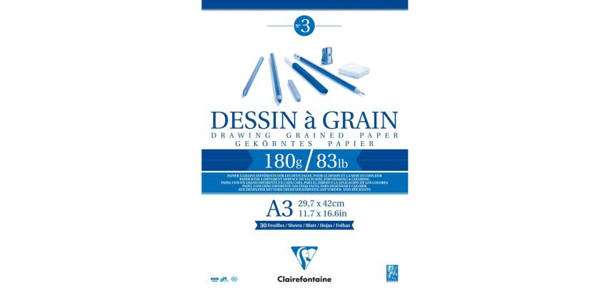 Drawing Paper Pad 'à Grain', A3
