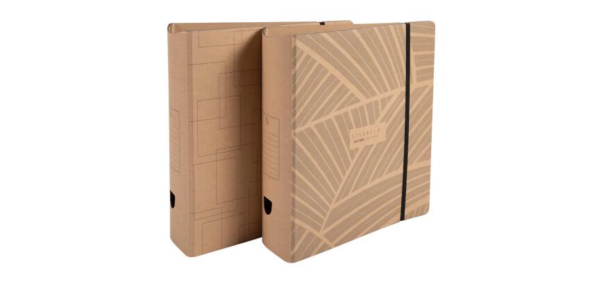 A4 Archivadores de palanca Prem'Touch ® lomo redondo Eterneco ® Lomo: 80 mm - Diseños surtidos