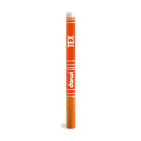 DARWI Marqueur Peinture Textile Pointe Conique Fine 1mm - Orange