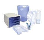 Pot à crayons Ecopen Linicolor* - Bleu glacé