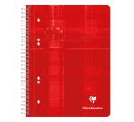 Cahier reliure intégrale A5+ 160 pages détachables perforé 6 trous uni Couleur aléatoire - Assortis