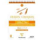 Dessin Croquis bloc spiralé 35F A4 160g