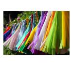 PAPIER CRÉPON, Sachet de 1 feuille pliée 32g/m2 résistant à l'eau au format 2.50x0.50m