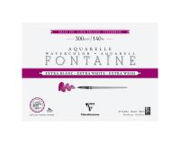 Fontaine Extra Blanc Grain Fin bloc collé 4 côtés 15F 26x36cm 300g