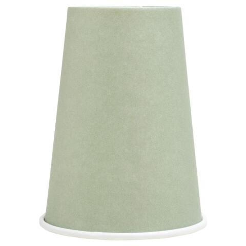 Vasos de cartón sin plástico - 20 cl - Ø 7 cm - Verde oliva