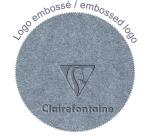 Jeans et Cocoa, Bloc cube 11 x 11 x 5 cm, 320 feuillets unis, jeans - Bleu jeans