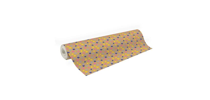 Kraft brut 70g, rl 50x0,70m Liwa - Multicolore