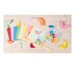 ORIGAMI, Pochette de 100 feuilles 80g/m² au format 20x20cm - Assortiment mixte