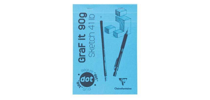 GraF'it dot bloc agrafé 80F A4 90g