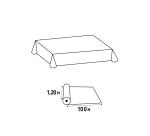 Nappe en rouleau spunbond, indéchirable et épongeable - 100x1,20m - Blanc