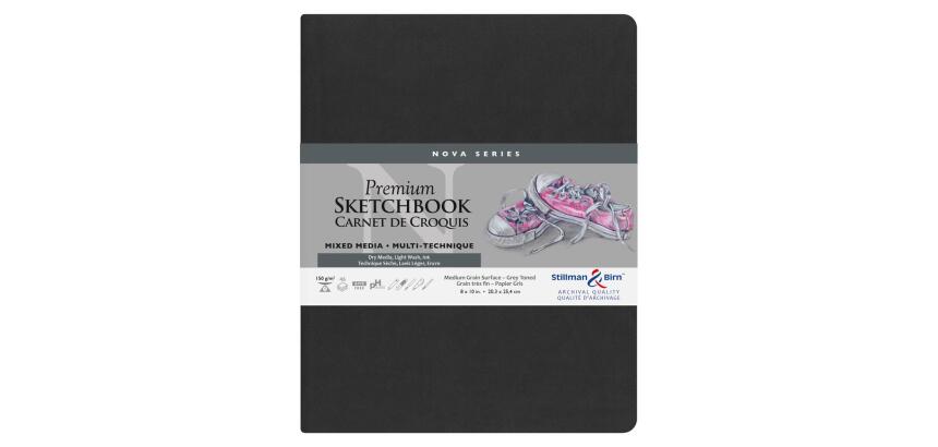 Nova Series carnet souple 50F 20,3x25,3cm 150g - Gris