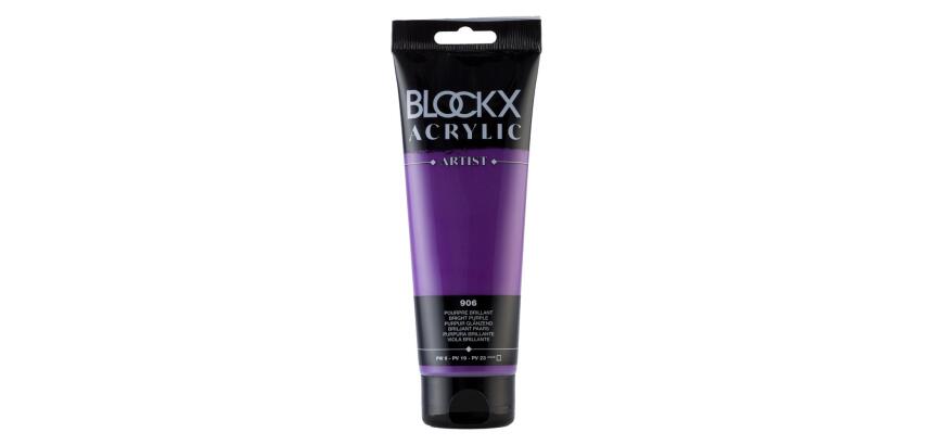 Peinture acrylique fine tube 250ml - Pourpre brillant