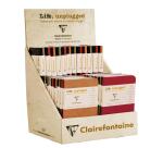 Set de 2 carnets piqûre Age Bag 7,5x12cm 48 pages ligné Couleurs assortis - Assortis