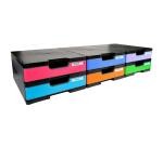 Module de classement Modulodoc set élément de base standard Ecoblack - Gris foncé