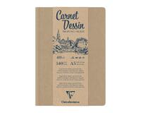 Carnet Dessin carnet cousu 40F A5 140g - Kraft