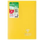 Cahier piqué Koverbook A4 96 pages grands carreaux couverture polypropylène opaque 100% recyclé - Assortis