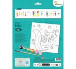 Graffy Paint, Chat 20x20 cm - Multicolore