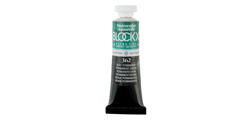 Aquarelle extra-fine tube 15ml - Vert permanent