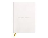 Carnet brochure cousue Flying Spirit White A5 180 pages DOT couverture - Blanc