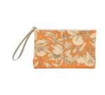 Jardin des Sens, Trousse en coton 22x16 cm motif oranges