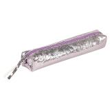 Céleste CUIR Trousse SLIM 19,5x2,5x4 cm Rose