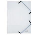 Chemise à élastique 3 rabats Polypropylène 5/10e Crystal - A4 - Cristal