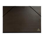 Cartella portadisegni verniciato con elastici angolari 32x45 cm - Per formato A3 - Nero