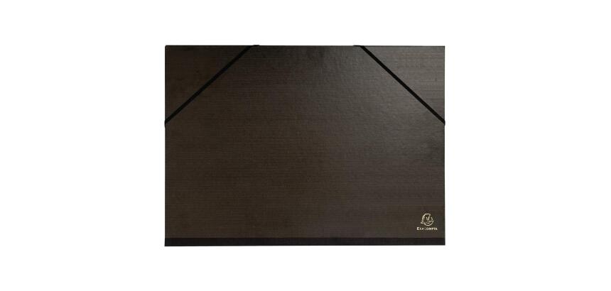 Cartella portadisegni verniciato con elastici angolari 32x45 cm - Per formato A3 - Nero