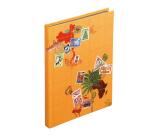 Album de timbres Globe-Trotter 16 pages noires - 16,5x22,5 cm - Visuels assortis