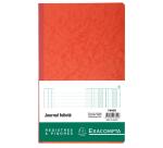 Piqûre Journal folioté - avec feuille d'identification - 38 lignes - texte FR -80 pages - Couleurs assorties