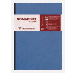 Carnet brochure Age Bag A5 192 pages ligné - Bleu