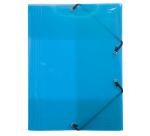 Chemise à élastique 3 rabats Polypropylène 5/10e Crystal Colours - A4 - Couleurs assorties