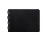 Rhodia Touch Mixed Media Book, papier Paint'On extra-blanc 250g - A4 paysage, 64 pages - Noir