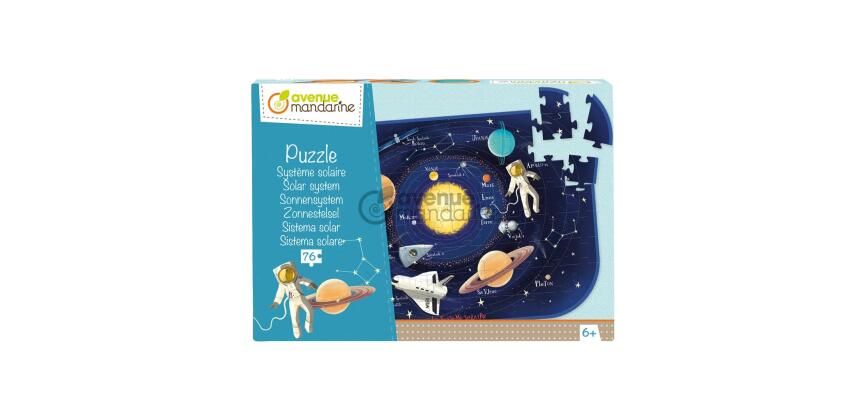 Puzzle éducatif, Système solaire - Multicolore