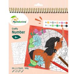 Graffy Pop Number, Chevaux - Rose saumon