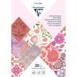 PAPIER ARTISANAL, Bloc encollé de 20 feuilles au format 21x29,7cm