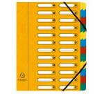 Clasificadores Harmonika ® lomo extensible Con gomas y ventanas troqueladas - Tamaño: 24x32 cm para: A4