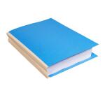 Pack of 10 cloth bound folders Forever® 320gsm - 24x32cm - Assorted colours
