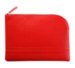 Rhodiarama pochette zippée en simili cuir - taille M (16x22 cm)