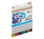 Darwi For You boite de 24 crayons de couleur aquarellables - Assortiment