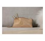 Inspire, Trousse plate en cuir, embossage arbre, 22x11 cm - Or