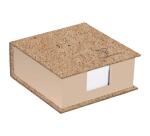 Jeans et Cocoa, Bloc cube 11 x 11 x 5 cm, 320 feuillets unis, cacao - Cacao