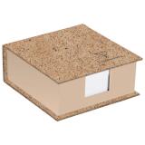 Jeans et Cocoa, Bloc cube 11 x 11 x 5 cm, 320 feuillets unis, cacao - Cacao