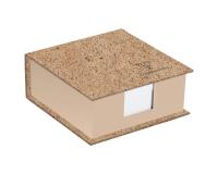 Jeans et Cocoa, Bloc cube 11 x 11 x 5 cm, 320 feuillets unis, cacao - Cacao